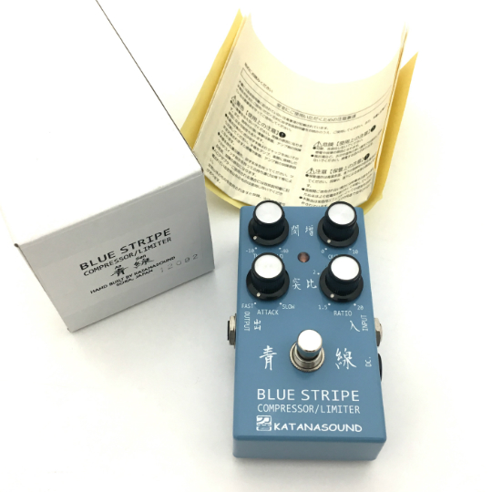 青線 BLUE STRIPE COMPRESSOR/LIMITTER【sold out】 | エフェクター専門店｜東京エフェクター「音楽を通し