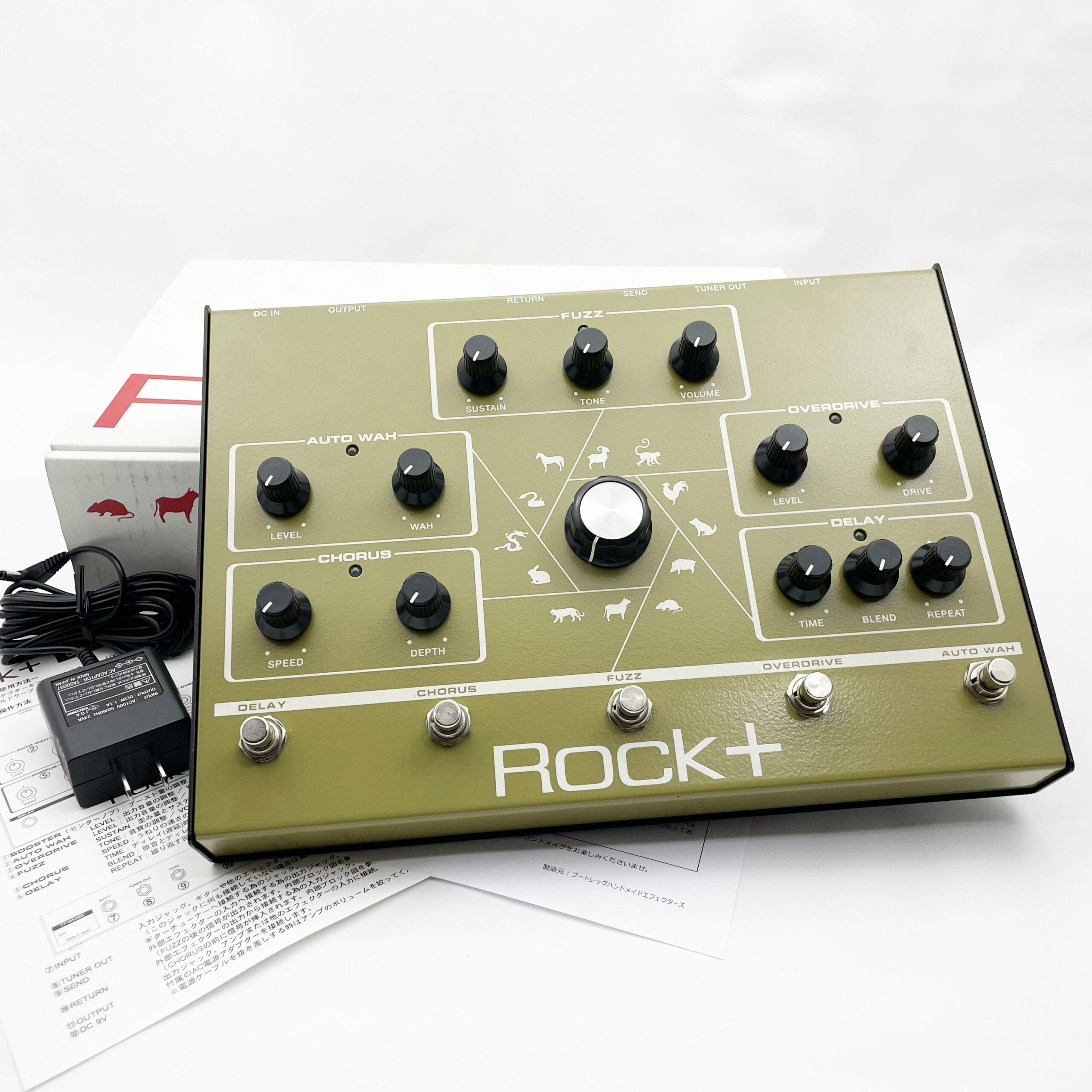 ZICCA / ROCK+ カーキ（管理番号:733）